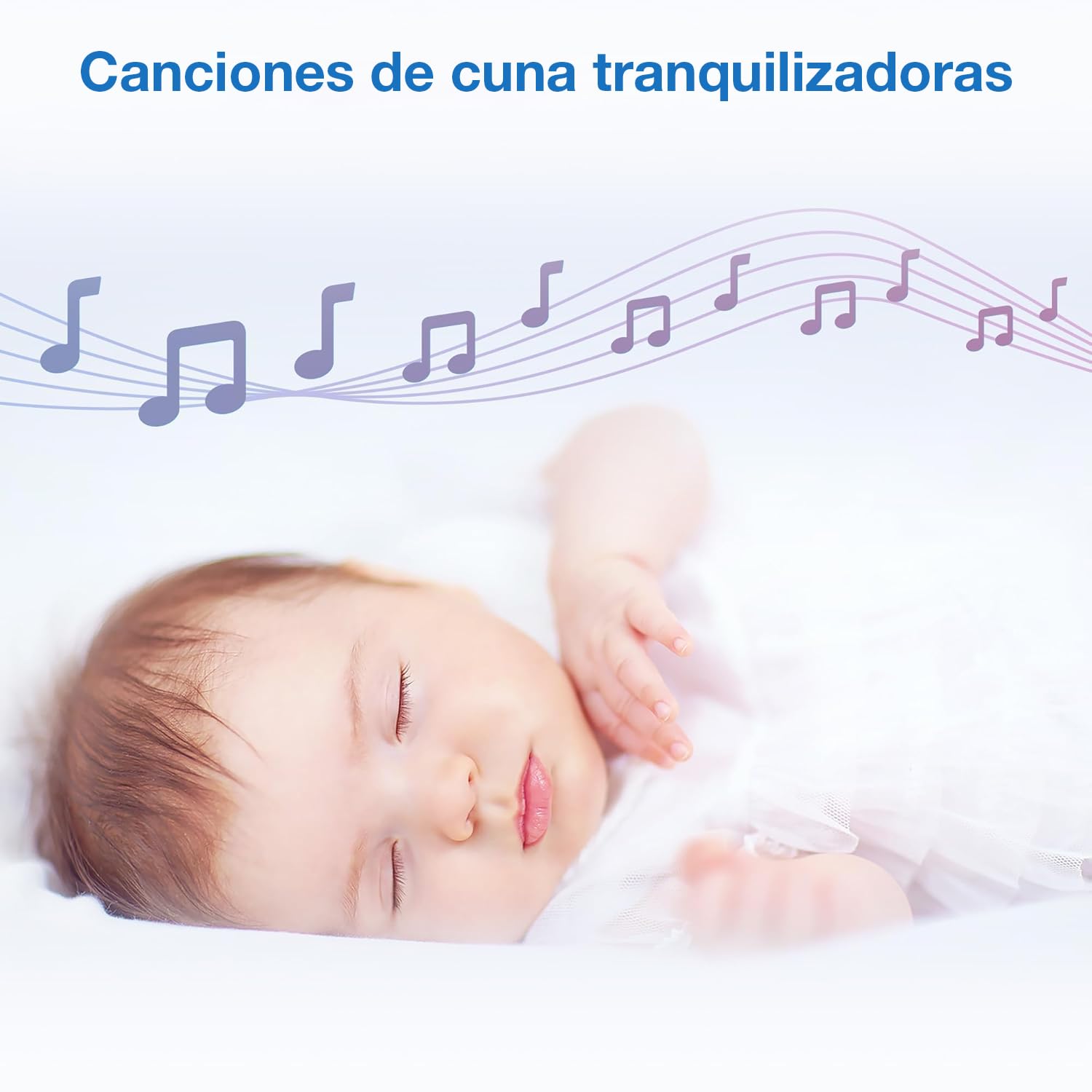 VTech Baby Monitor Digital para bebé: tecnología DECT, función de intercomunicador, indicador de Nivel de Ruido, Sensor de Temperatura, luz Nocturna con Cielo Estrellado y Mucho más,DM1212