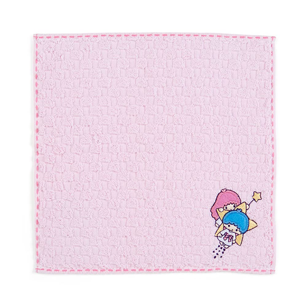 Sanrio Pink 306011 Little Twin Stars Petite Towel (Stitching)