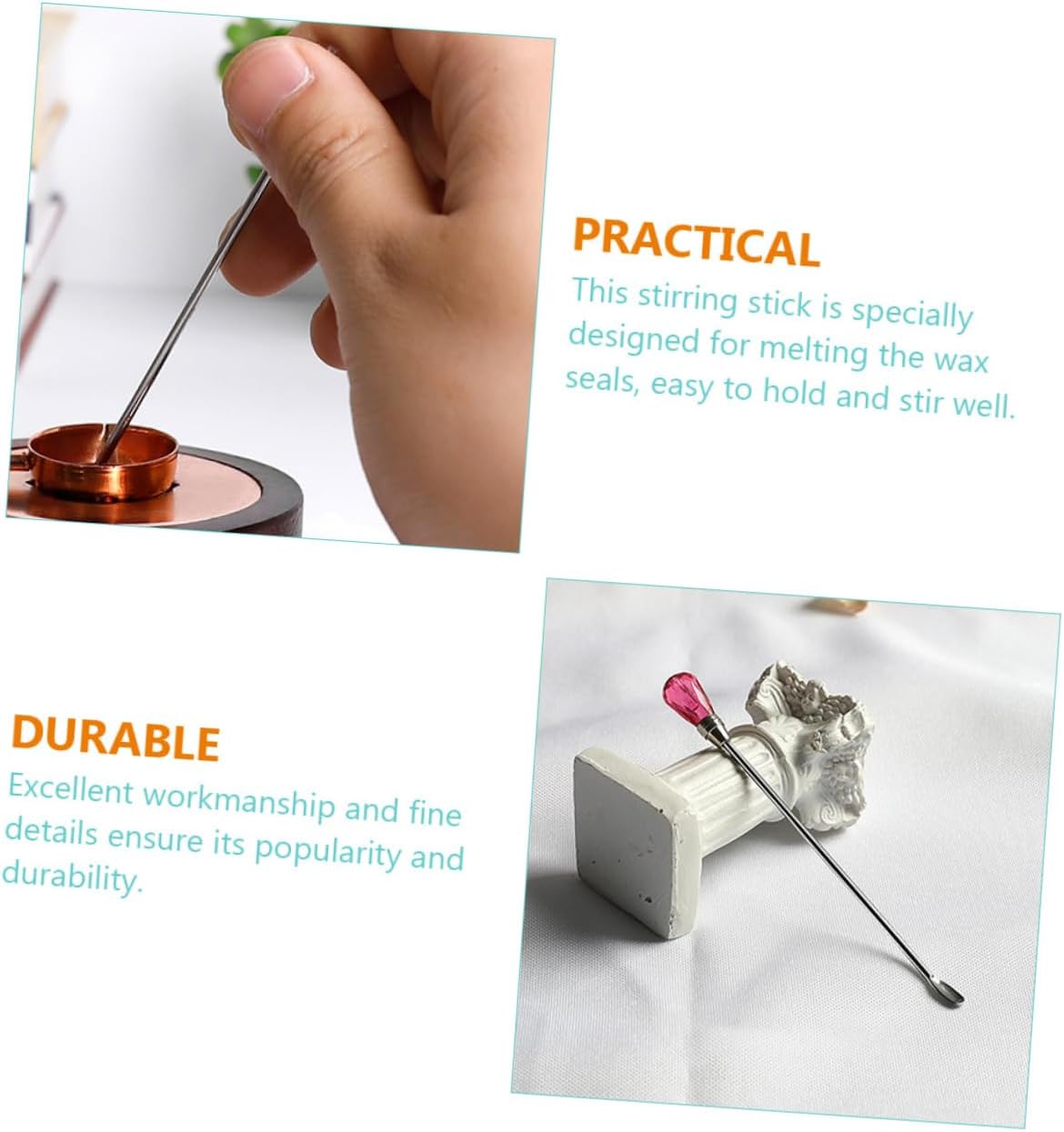 9 Pcs Lacquer Mixing Spoon Wax Seal Stirrer Creative Seal Wax Stirring Sticks Wax Seal Stirring Sticks Creative Stirring Rods Sealing Wax Stirring Spoons Sealing Wax Stirrer