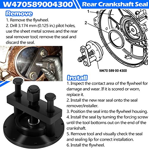 Bonbo for Detroit Diesel DD13 DD15 Crankshaft Oil Seal Front & Rear