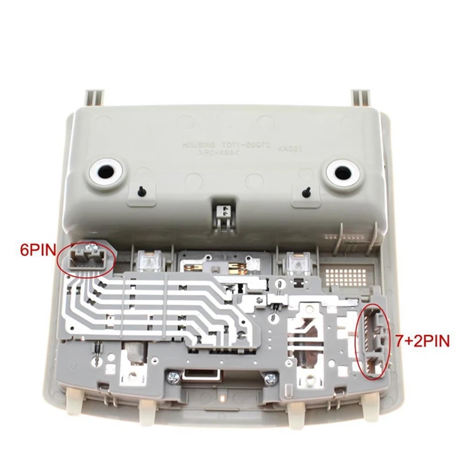 Samochodowe Lampy Sufitowe Pasuje do Mazdy 6 CX9 GS4C-69-970D-75 Lampka do czytania na konsoli sufitowej z przełącznikiem dachu, etui na okulary przeciwsłoneczne Sufitu Wewnętrznej
