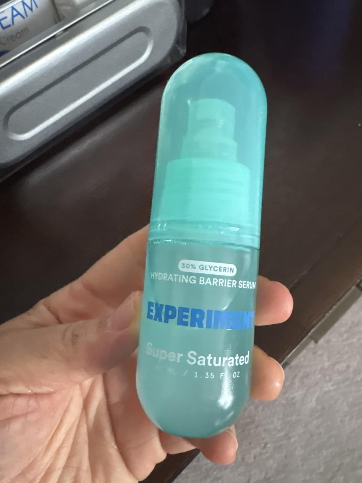 Experiment Super Saturated Ultra Hydrating Barrier Serum - 30% Glycerin, Polyglutamic Acid + Prickly Pear for Intensive Moisture, Plump + Dewy Skin, 1.35 FL OZ - Hydrating Serum for All Skin Types