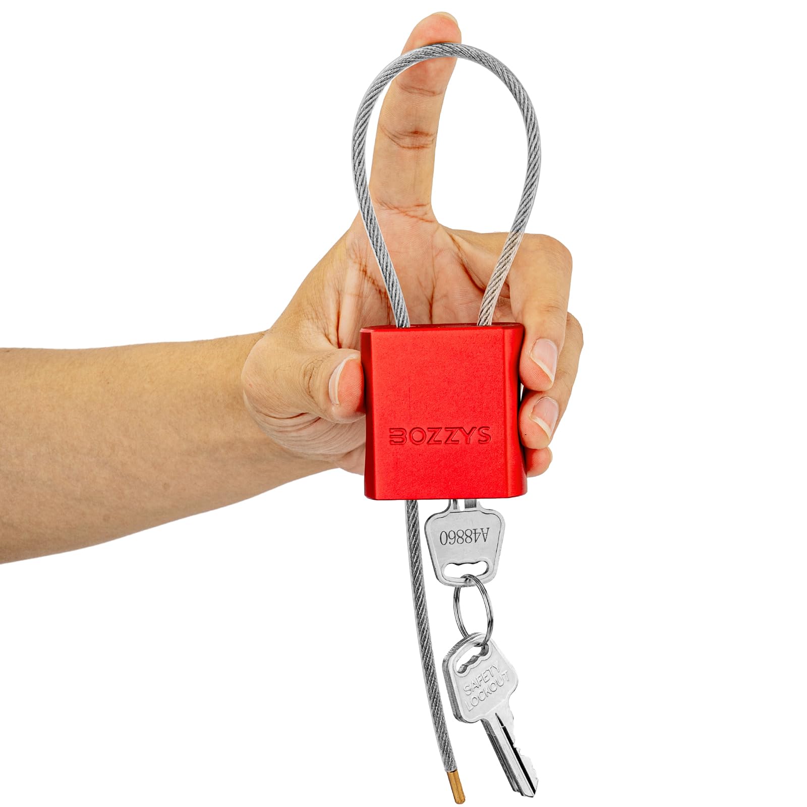 BOZZYS Cable Lock - 3 Keys, 3.28ft -17