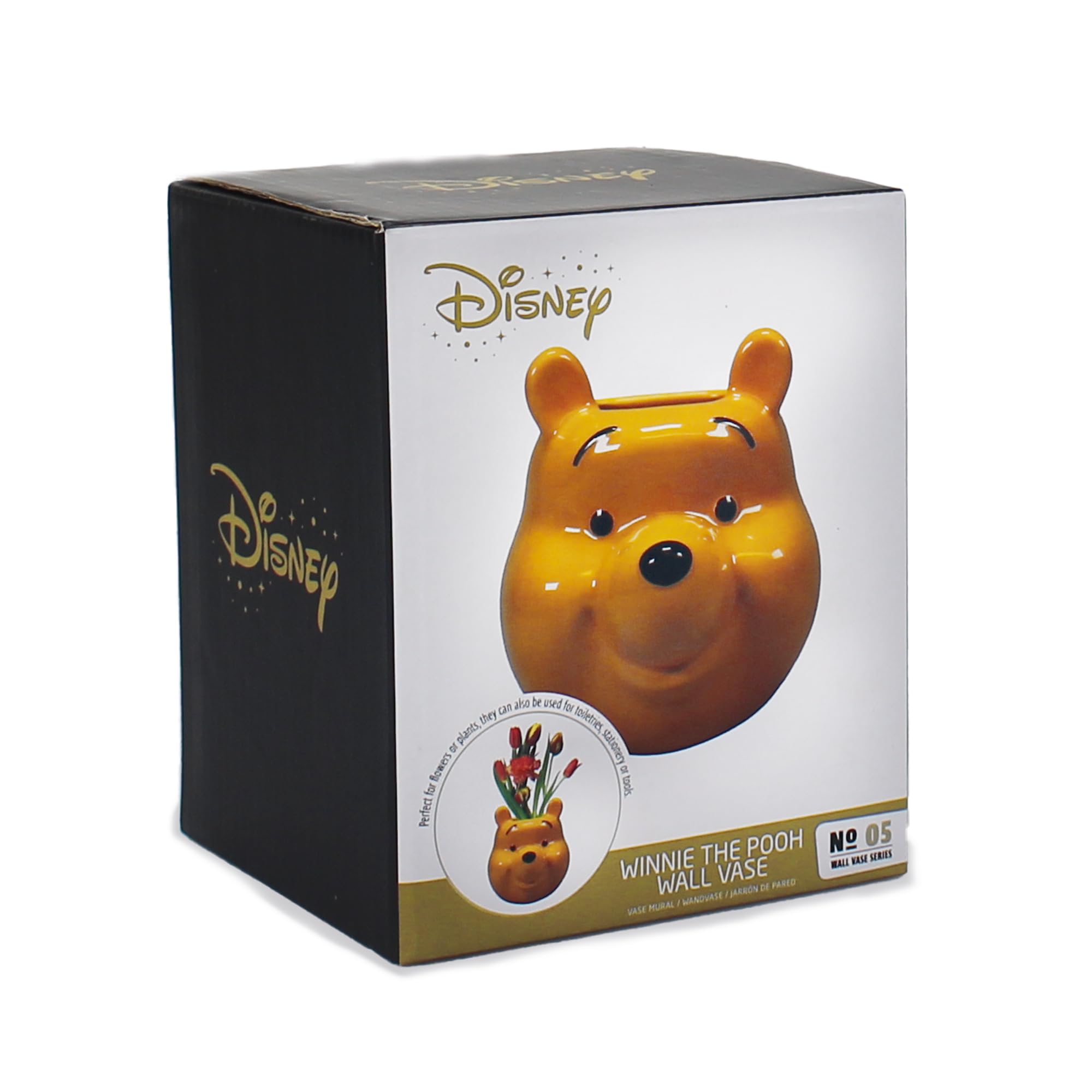 Disney Classic Winnie The Pooh Shaped Wall Vase - Ceramic Vase - Disney Gifts