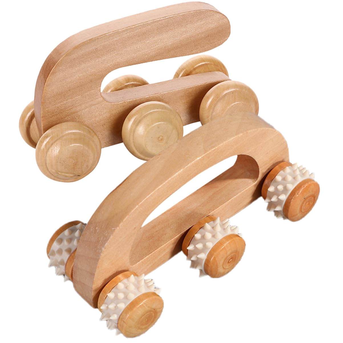 Healvian 8piezas Rodillo De Masaje De Madera Herramienta De Masaje Para Pies y Cuerpo y Ligera Para Relajación