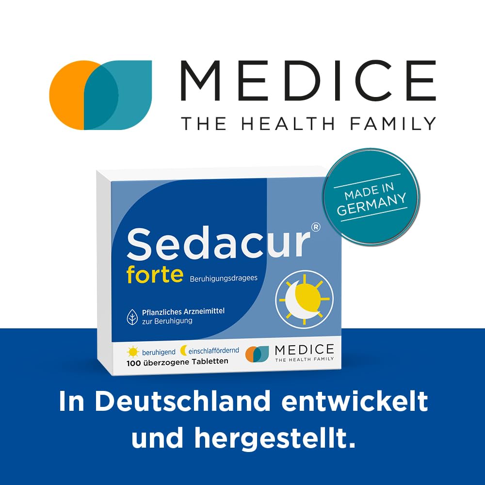 forte 100 Dragees - bei Einschlafstörungen & Unruhezuständen - pflanzlich - schlafmittel