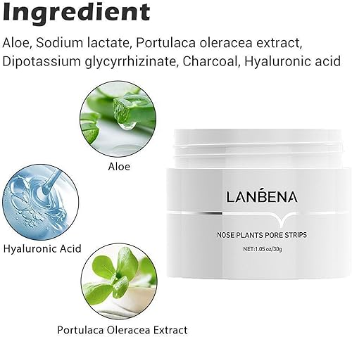 Miniatura 2 de Tiras de poros de nariz, máscara removedor de puntos negros, máscara removedora de cabeza negra y 60 tiras de nariz, máscara de limpieza profunda,