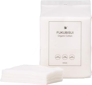 福美水 オーガニックコットン (30枚入り) 化粧コットン パフ オーガニックコットン100% 顔クレンジングシート メイク落とし スキンケア