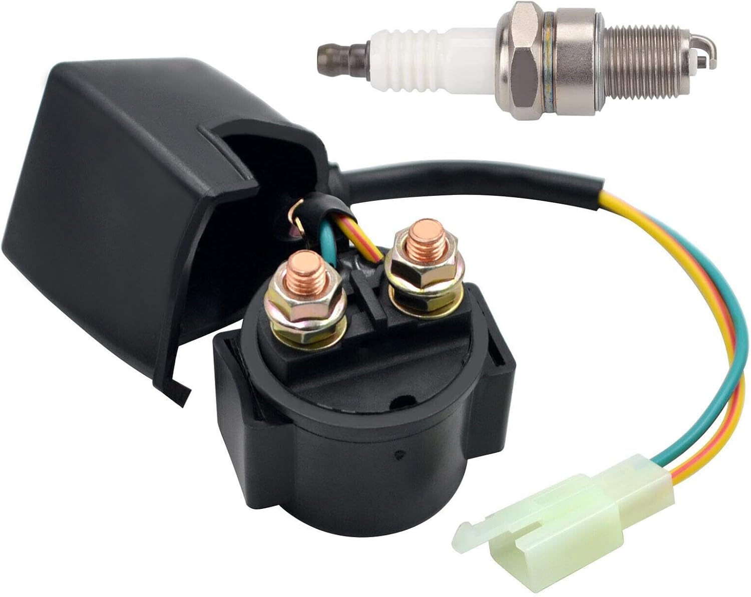 Replacement Parts Consumables for Starter Relay Solenoid +Spark Plug For For Honda GL1800 GL 1800 Gold Wing 2006-2010 Model-M33P-6481