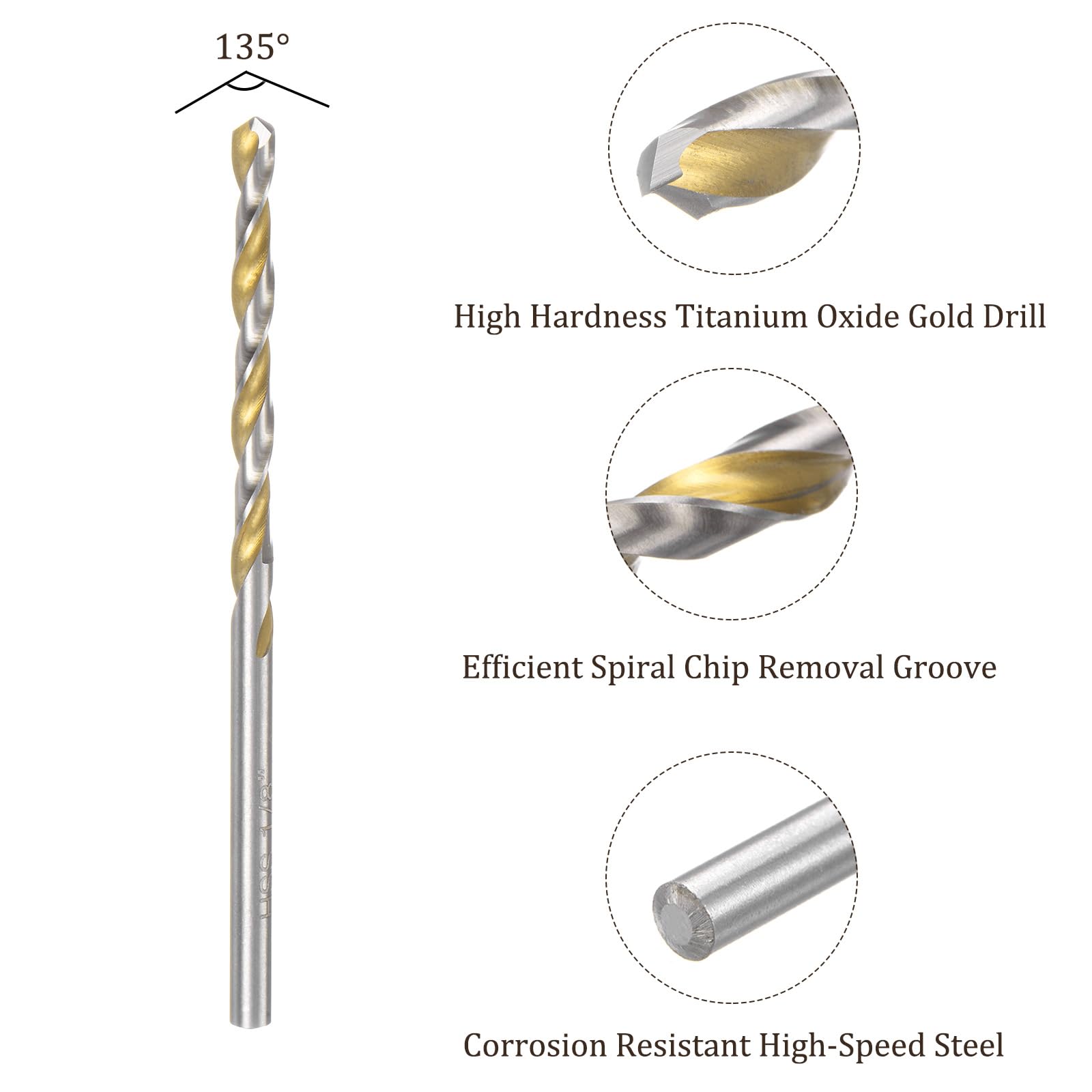 Kozelo 10Pcs Twist Drill Bit - Image 2