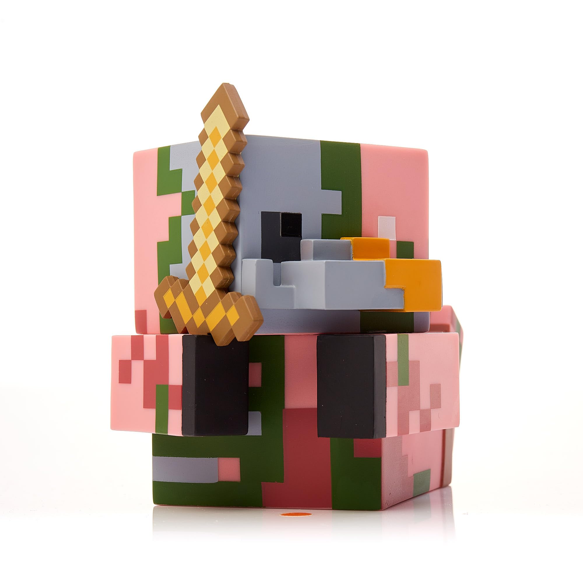TUBBZ: Minecraft - Zombified Piglin Boxed Edition Rubber Duck Toy 9cm
