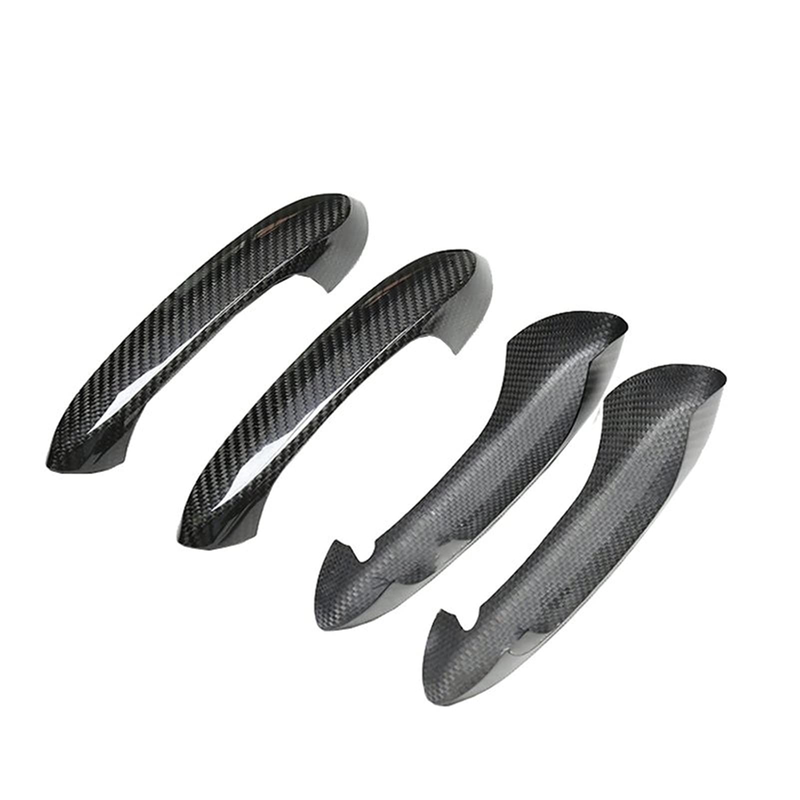 Trim Stick Add On Style Gloss Black Carbon Fiber Door Handle Cover For B-MW New Model G30 G38 G32 G11 G12 G20 G01 G02 G05 2019-on 4pcs