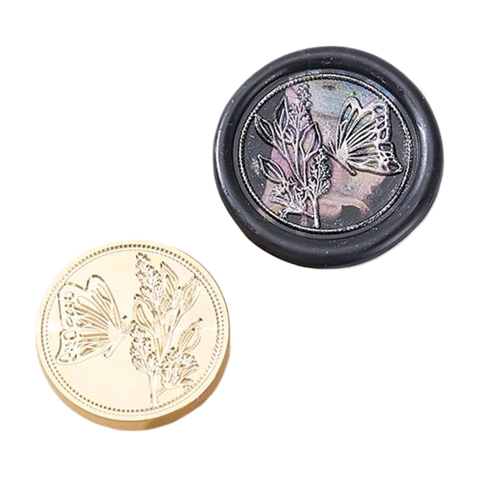 CRFFZ Series Wax Seal Stamp Sealing Wax Stamp for Envelopes Wedding Invitations Cards Gift Wrappings Decorations Seal Butterfly Series Sealing for Envelope Invitation Cards