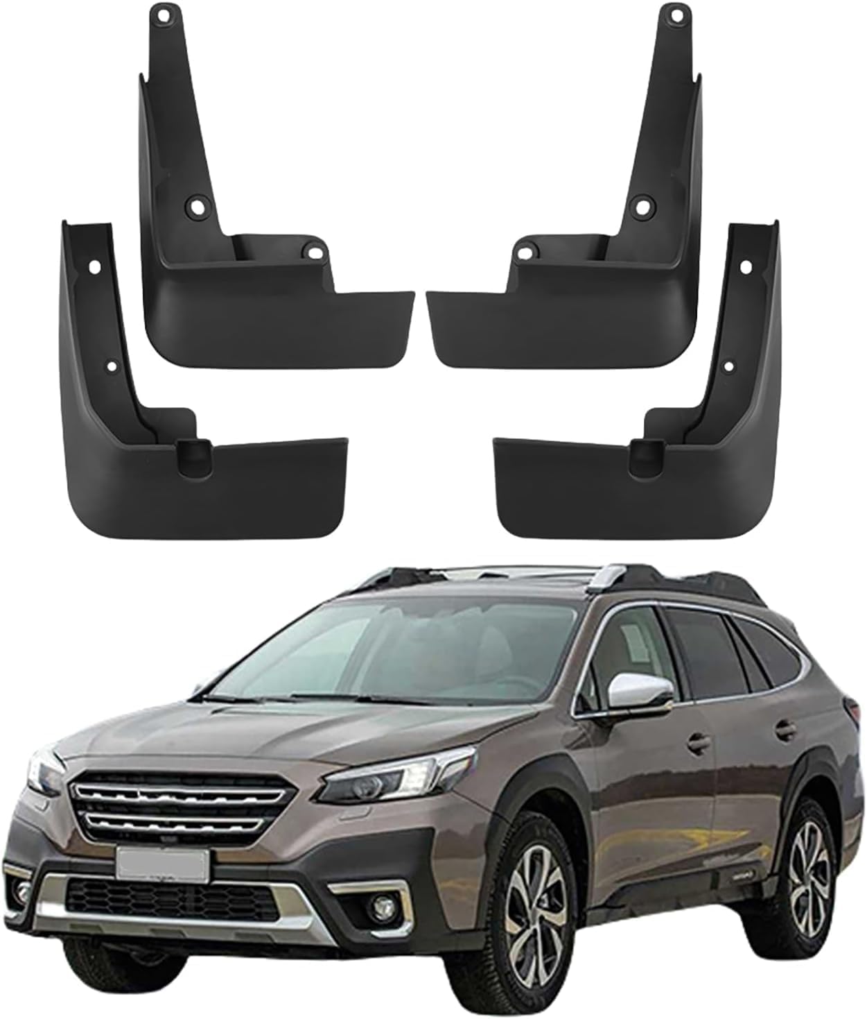NYSLDSCO 4Pcs Premium Mud Flaps for Subaru Outback 2021-2024 Front and Rear Splash Guards Durable Mudguards Protection Against Road Debris