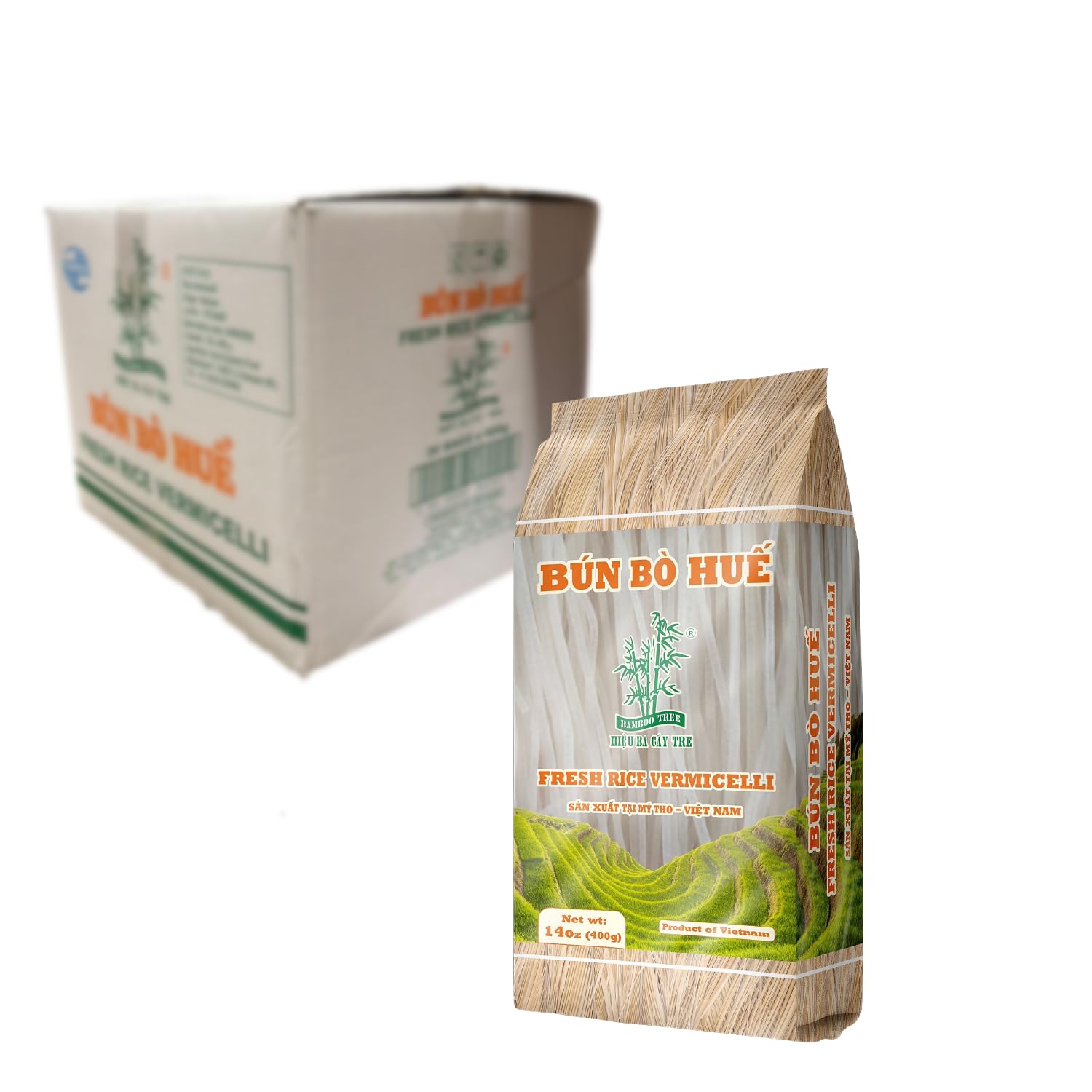 BAMBOO TREE - Reisnudeln Bun Bo Hue - Multipack (30 X 400 G)