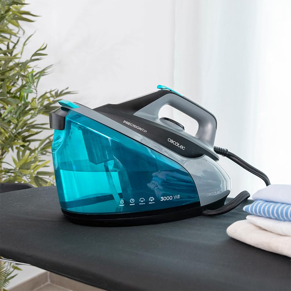Cecotec Stacja do prasowania IronHero 3000 Stacja. 3000 W, 7 bar, ultraślizgowa podeszwa ceramiczna, uderzenie pary 400 g/min, 140 g/min stała para, zatrzymanie kapania i samoczyszczenie