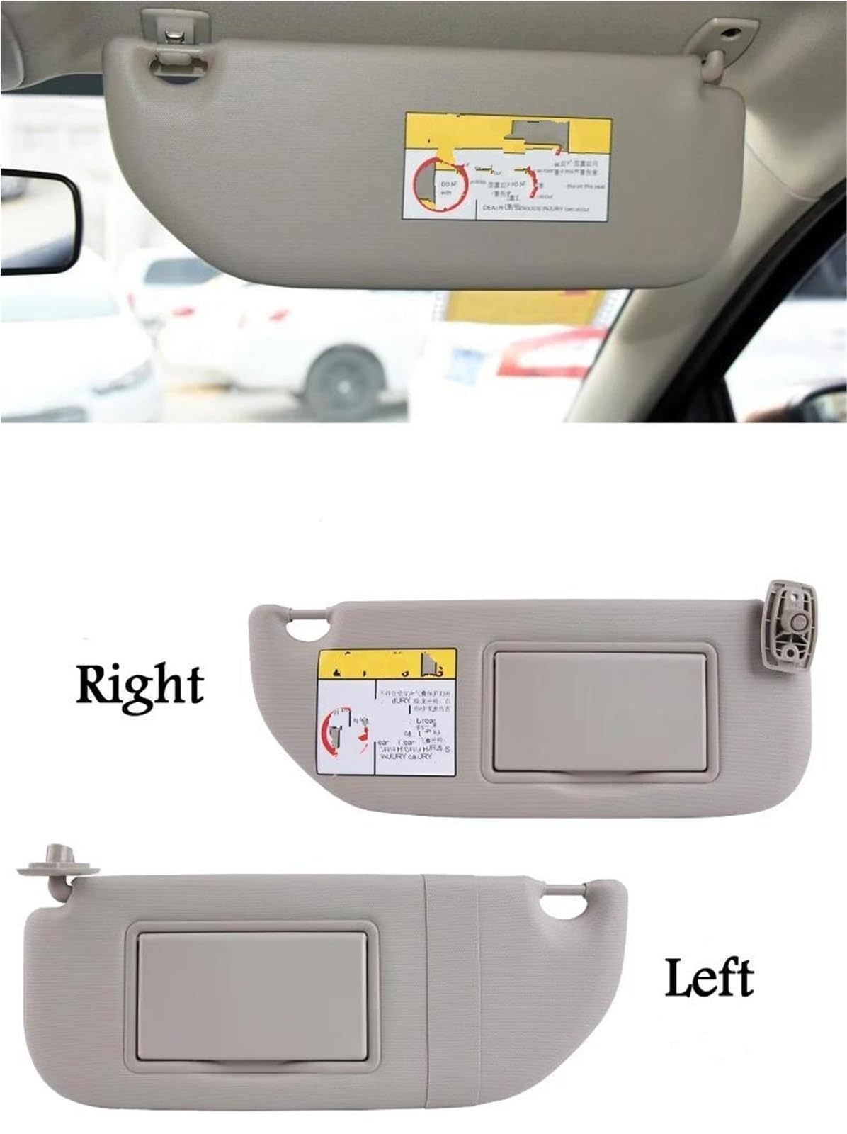 Sonnenschutz Auto Zubehör Innen Sonnenblende Make Up Spiegel Licht Barriere Block Für Peugeot 301 2014 2015 2016 2017 UV Schutz