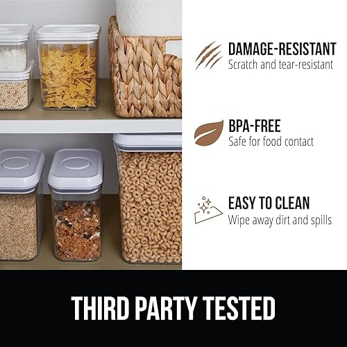 Miniatura 5 de Gorilla Grip Forros originales antideslizantes para cajones y repisas rollo sin adhesivo duraderos y resistentes para alacenas, cocinas y