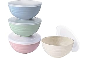 Wheat Straw Cereal Bowls for Microwave and Dishwasher