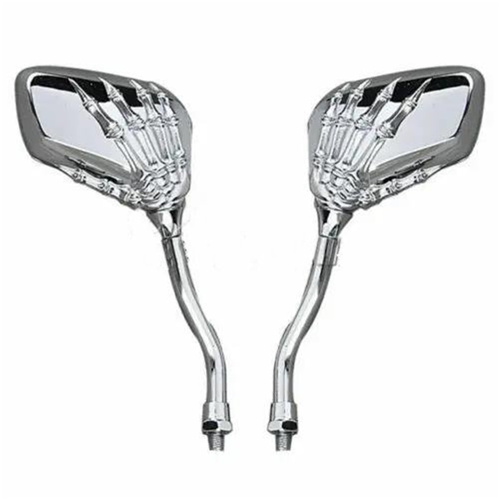Espejos de calavera para Suzuki Boulevard que eliminan vibraciones con retrovisores plata