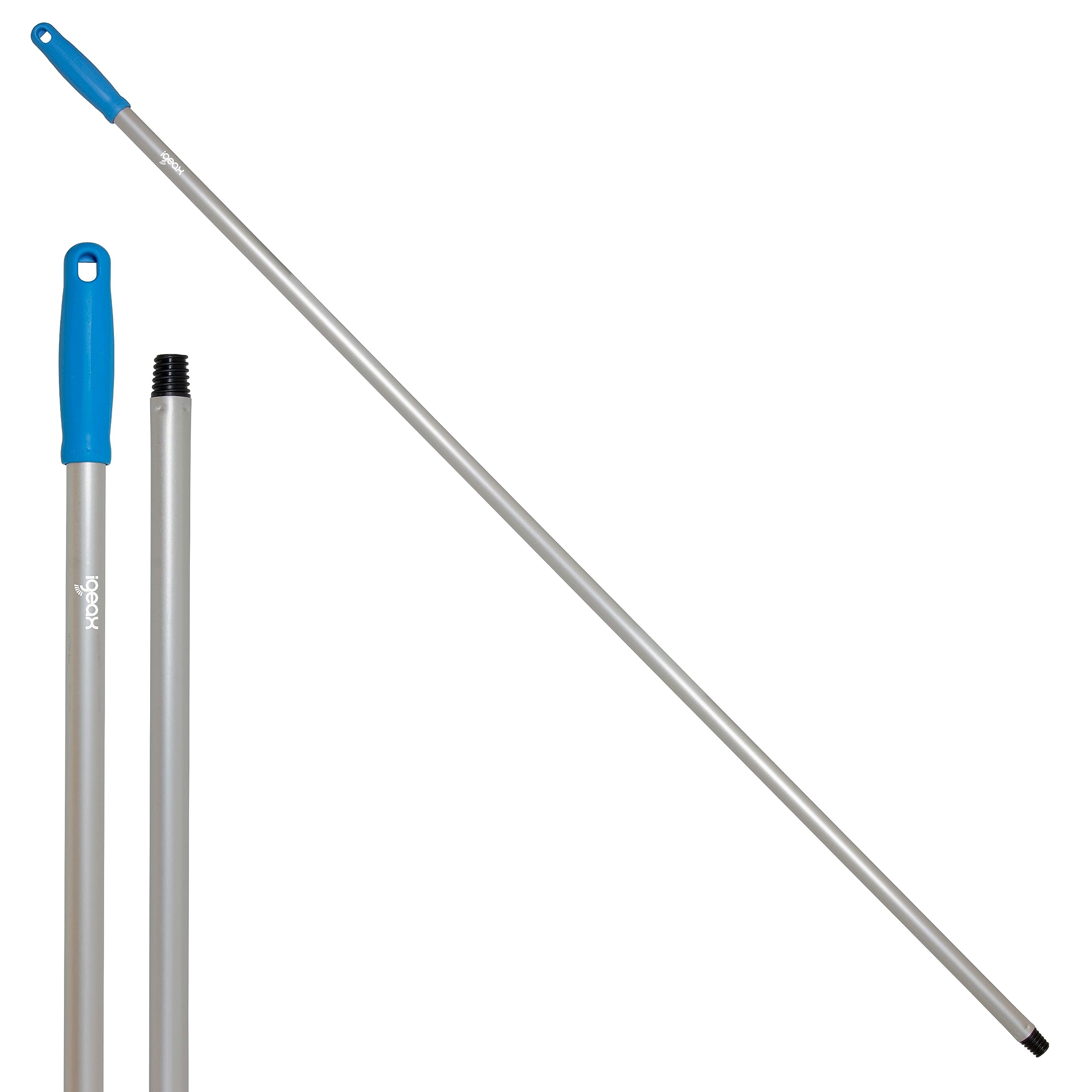 1023B manche aluminium, 140 cm, bleu