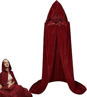 Manto Bruxa | Capa com Capuz Bruxa, Manto Halloween Fantasias Unissex Acessórios Chapéu Capuz Grim Manto Bruxa Wicca Capuz Pagão Cosplay Headwear Kot-au