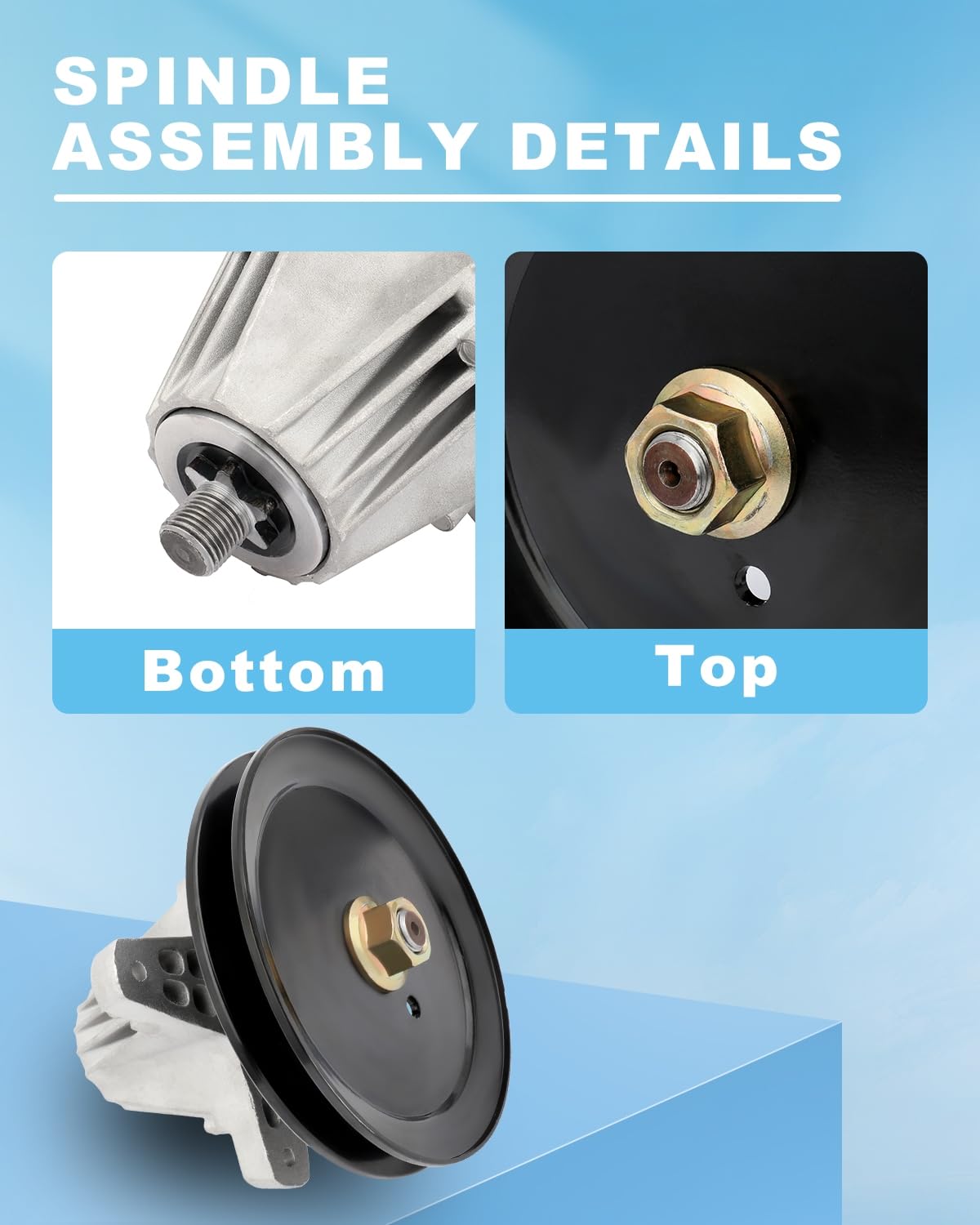 ACEBRI Spindle Assembly Fit For CUB CADET XT1-LT46 XT1-LT46 EFI FAB XT1