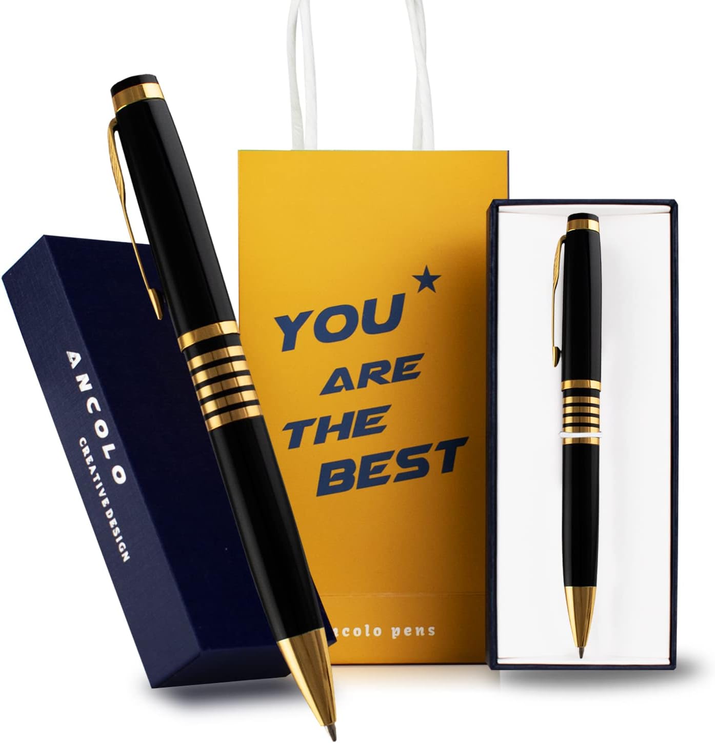 Ancolo Personalized Gift Pen Fancy Business Gift set