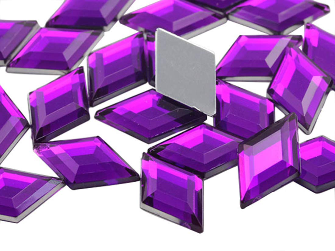 11x18mm Flat Back Diamond Acrylic Rhinestones Plastic Gems for Jewelry Making Costume Jewels Cosplay Embelishments