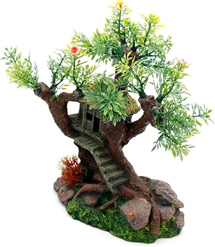 Miniatura 4 de balacoo Decoración botánica de pecera, decoración de la casa, decoración de acuario, decoración de acuario, adorno de acuario, árbol artificial para