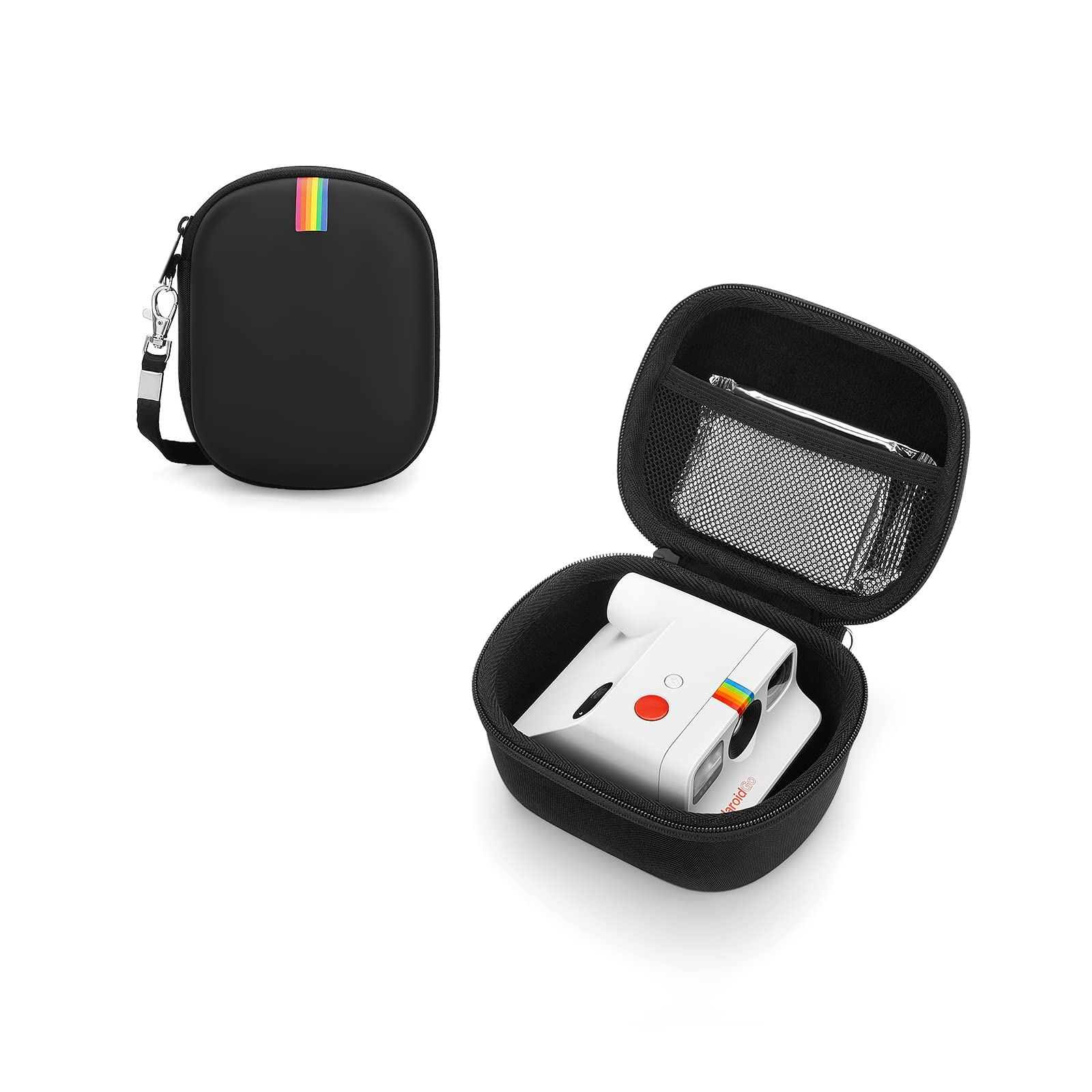 Yinke Étui Housse Polaroid Go Appareil Photo Instantané Coque Rigide Protection Sac Voyage Noir Classic