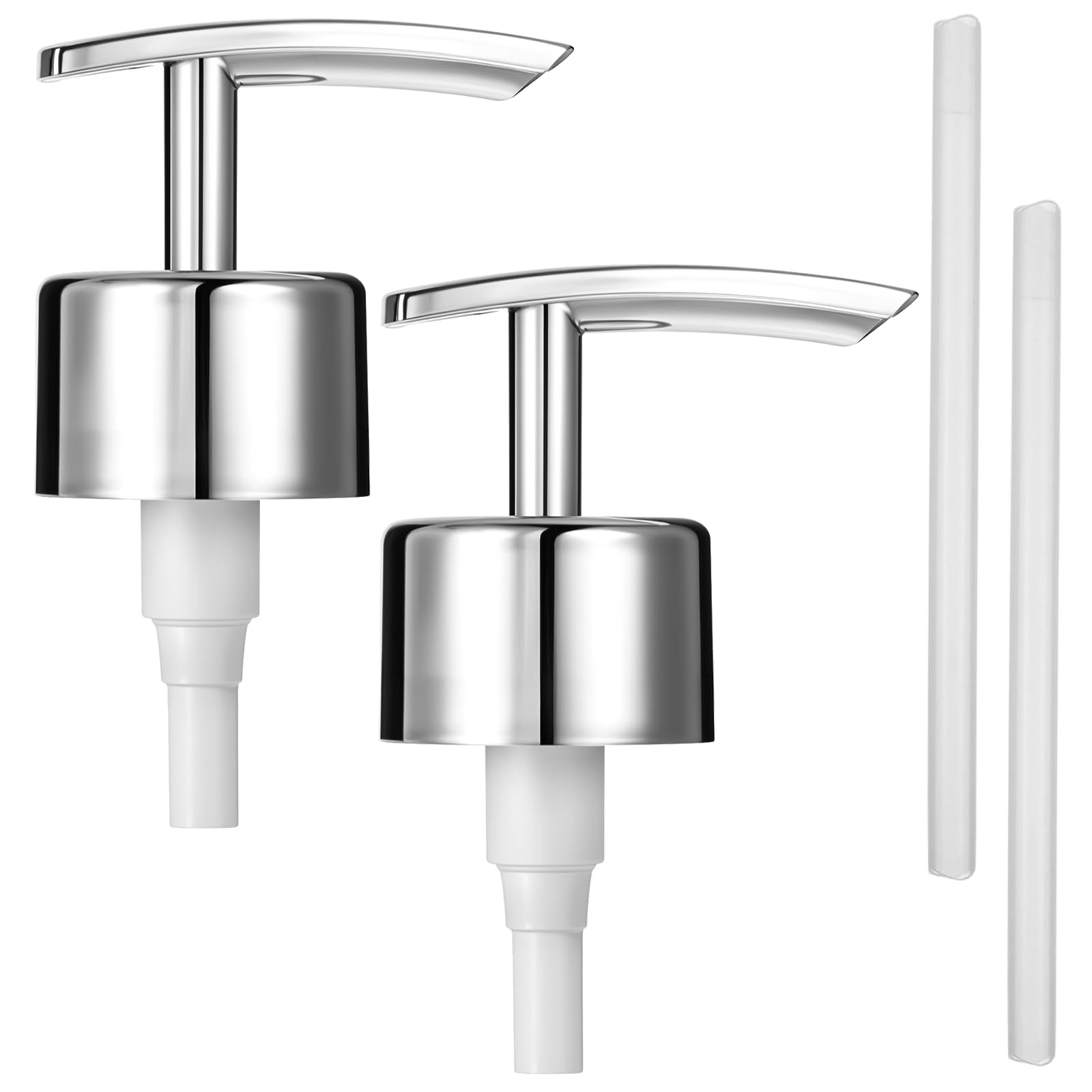 Tyqour 2 Pcsk Soap Dispenser Pump Replacement Soap Pump Replacement for Kitchen & Bathroom Universal Fit for 28/400 Bottles