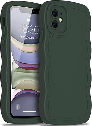 LUMARKE Funda de silicona para iPhone 11 Pro Max con protección de cámara mejorada, diseño moderno, evita resbalones, cubierta suave, ajuste