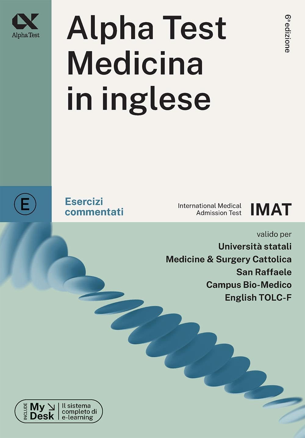 Alpha Test Medicina Inglese IMAT 2025-2026. Kit di preparazione. Con simulatore online (TestUniversitari)