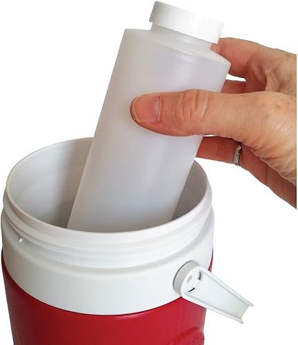 Palito de hielo (XL de 16 onzas) para dispensadores de bebidas, refrigeradores y jarras de agua aisladas (juego de 2)