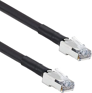 L-COM - TRD824HFO-BLK-5 - Ethernet Cable, Cat5e, 1.52 m, 5 ft, RJ45 Plug to RJ45 Plug, Black