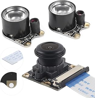 Tangxi For Raspberry Pi Camera, OV5647 Chip 5MP 1080P Camera Module Board Infrared Night Viewing Webcam For Raspberry Pi 4B/3B+/3B/2B