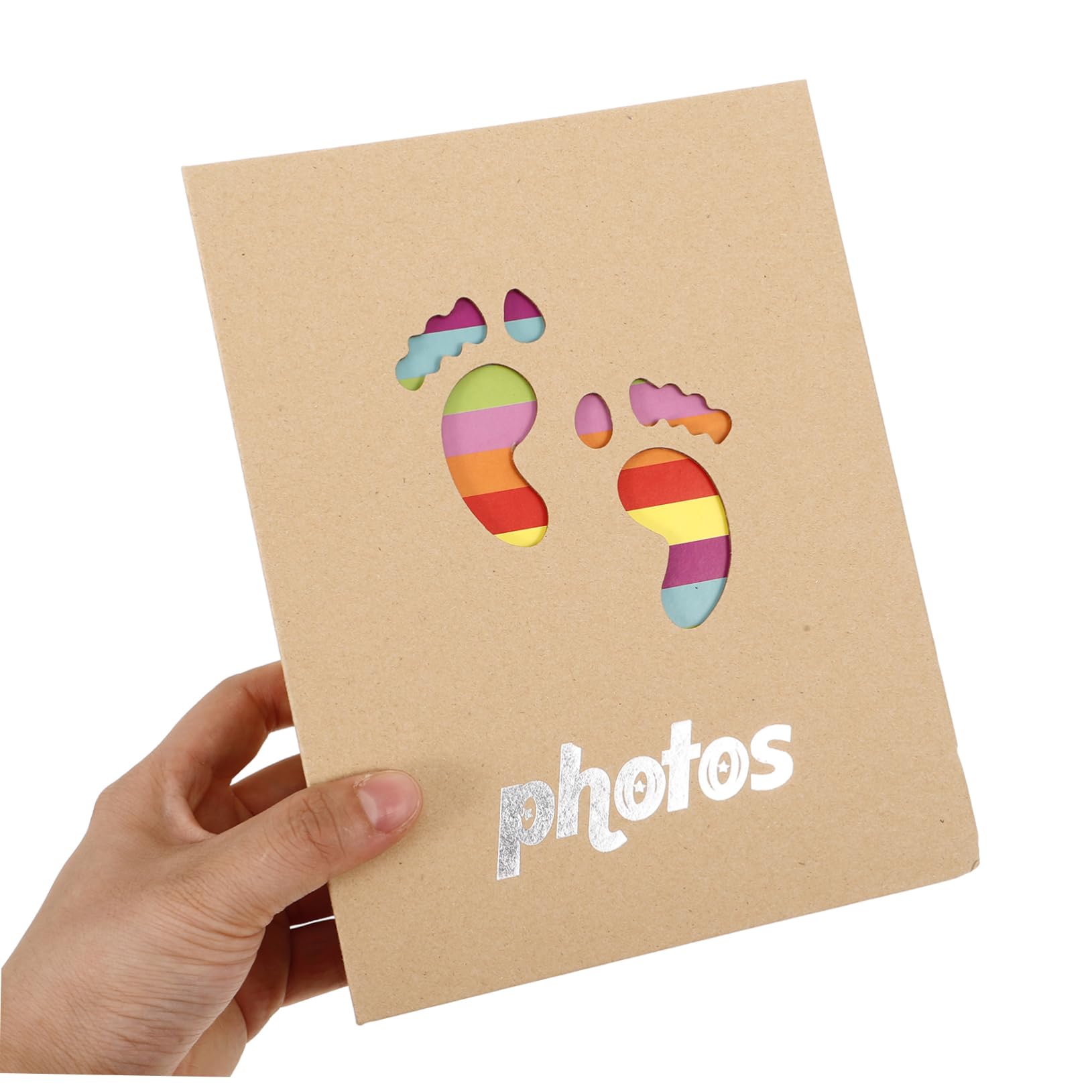 Amosfun 6 Pz Album per bambini album di stoffa neonato fotolibro per bambini diario del album fotografico Album per Fotolibri per bambine fotolibri per neonati Carta