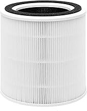 【1 Pack】 TT-AP005 Air Purifier Filter Compatible with TaoTronics TT-AP005, H13 True HEPA, Activated Carbon Filtration System