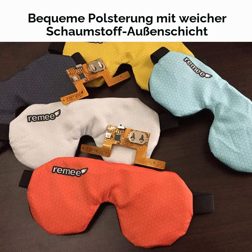 Generic Remee Schlafmaske für luzides Träumen, Schwarz, 1 stück (1er Pack), Elastisch, Anpassbare Lichtsignale
