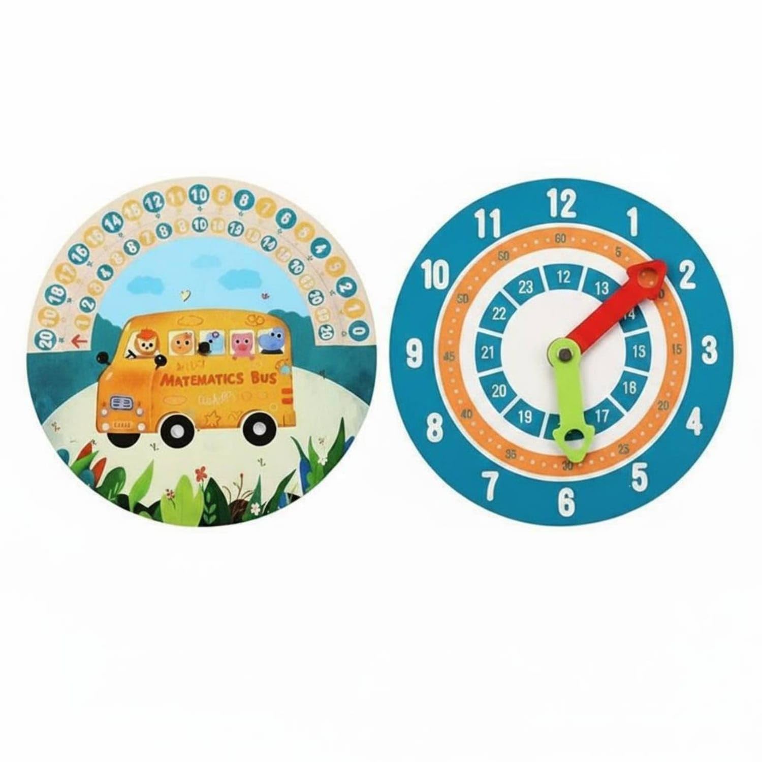 Addition and Subtraction Disc Early Education Double-Sided Multiplication Wheel Rotating Learning Wheel for Students, Kids, Home Study, Add Subtract Wheel | Mathematics | Educational-image-5