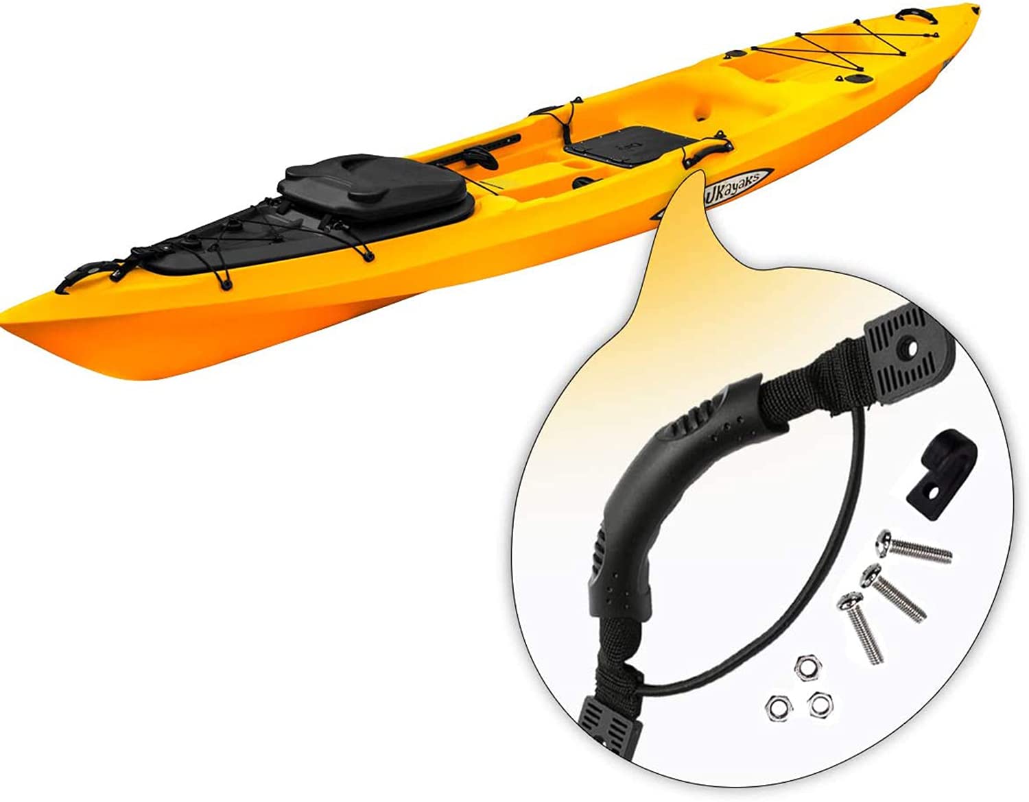 DELFINO Canoe Boat Side Mount Carry Handle, Kayak Handle Carry Handles