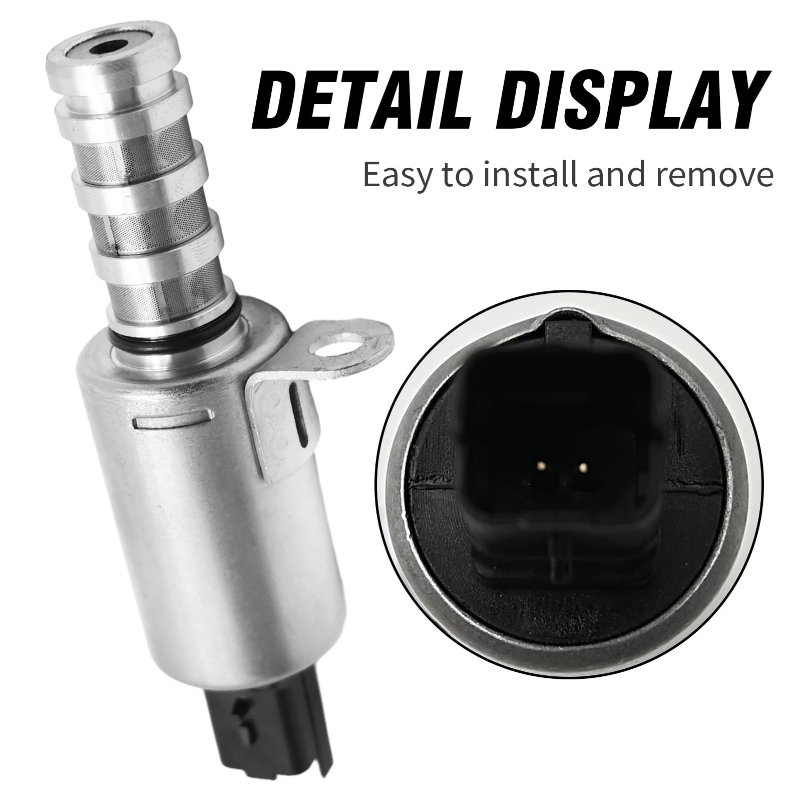 Hoypeyfiy Variable Ventiltiming Magneten, Ersatz für Mini Cooper R56 R57 R58 R59 R60 R61, Stahllegierung Vanos Ölkontrollventil Magnetventil, ersetzt 11367564734 11367566652