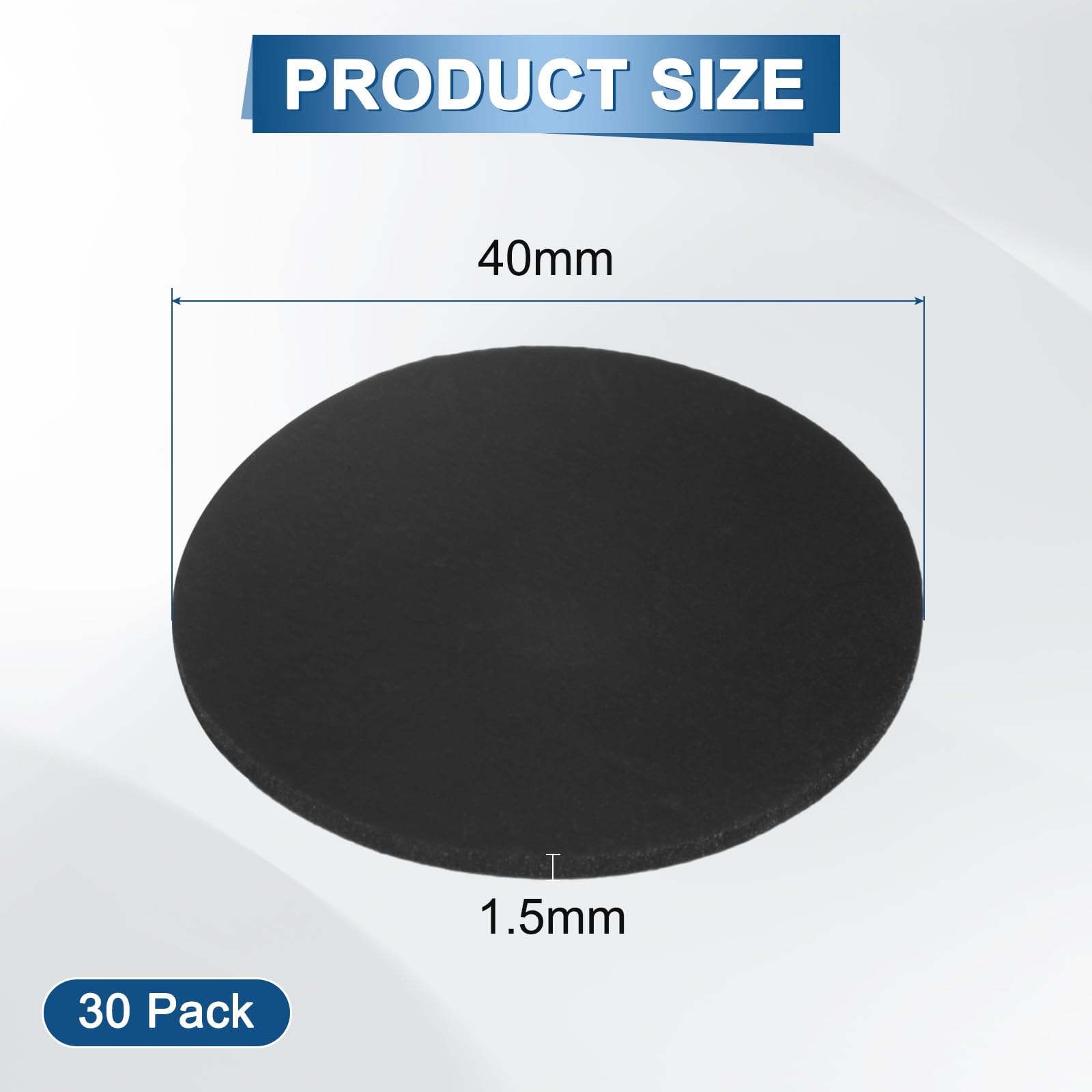 M METERXITY 30-Pack Rubber Solid Discs Washers - Image 3