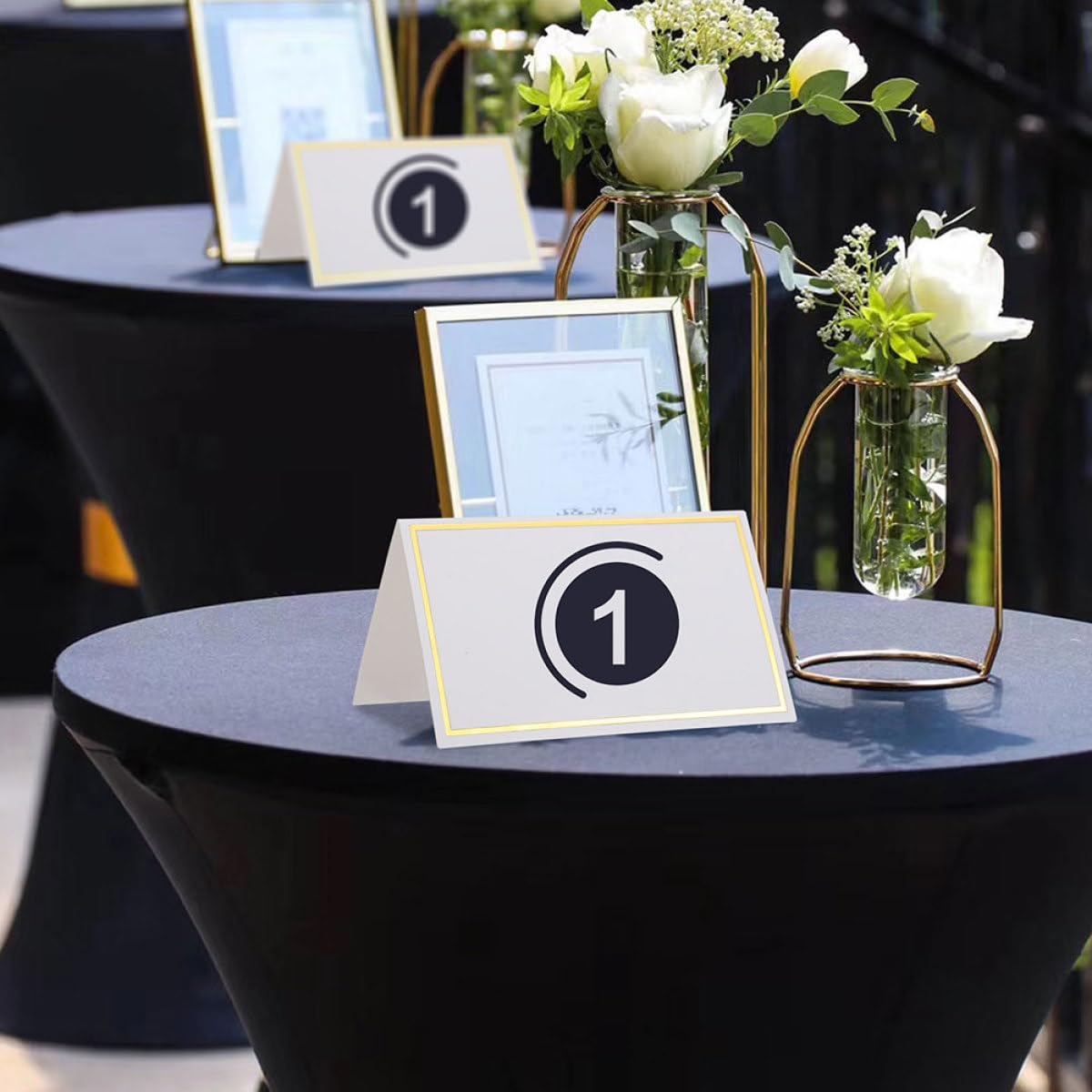 200stücke Tischkarten Hochzeit Stilvolle Zeltkarten Zur Tischdekoration Beschriftbare Namenskarten Für Hochzeiten Partys Und Feiern Mit Gold Silberprägung
