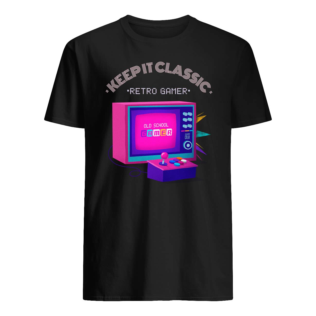 Leet Group Keep It Classic Retro Gamer T-Shirt