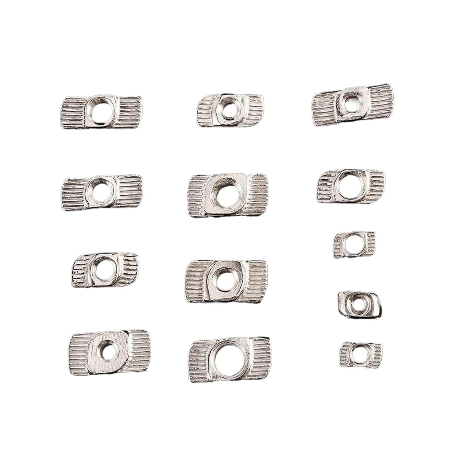 Size for 2020 3030 4040 4545 Series Home Improvement Carbon Steel T-Slot Aluminum Profiles Nuts Fasteners(40Series M6-50pcs)