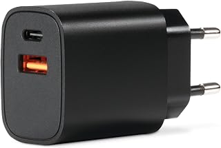 TechniSat USB-C Netzteil - 2 Port Schnellladegerät, Schwarz