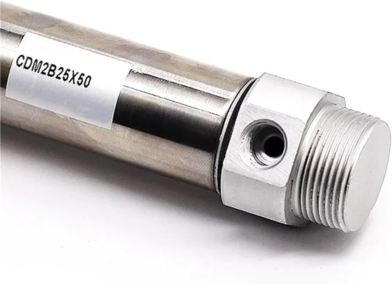 1pcs CDM2B16/20/25/32/40 Series Stainless Steel Magnetic Ring 25-300mm Stroke Double Acting Mini Pneumatic Air Cylinder(ST 100mm,Bore 20mm)