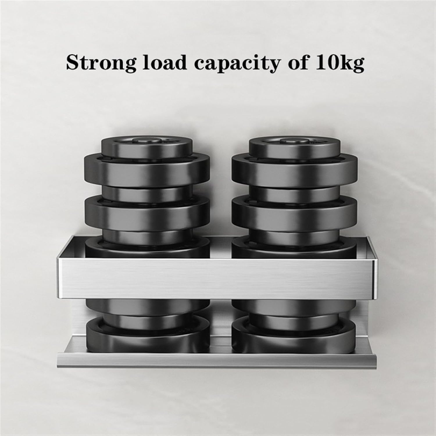 シャワー収納ラック バスルームシャワーシェルフ、壁取り付け粘着シャワーオーガナイザー、ドリル不要のステンレススチールシャワーキャディ